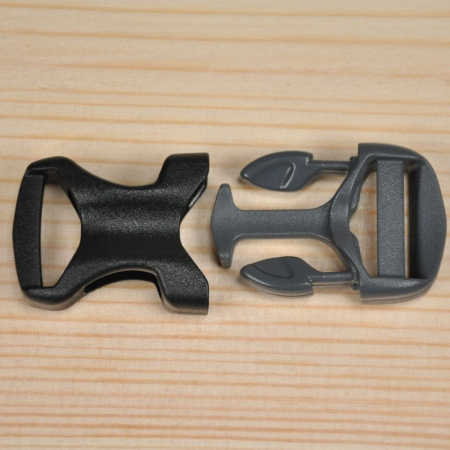 Пряжка фастекс 20мм 1-30066/1-30067(2 части) одна регулировка(Duraflex)