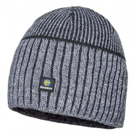 Шапка Aswery Bobby мембрана светлый серый (127) 58