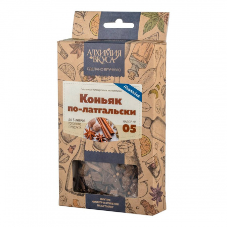 Набор для приготовления настойки Алхимия вкуса № 5 "Коньяк по-латгальски", 54 г