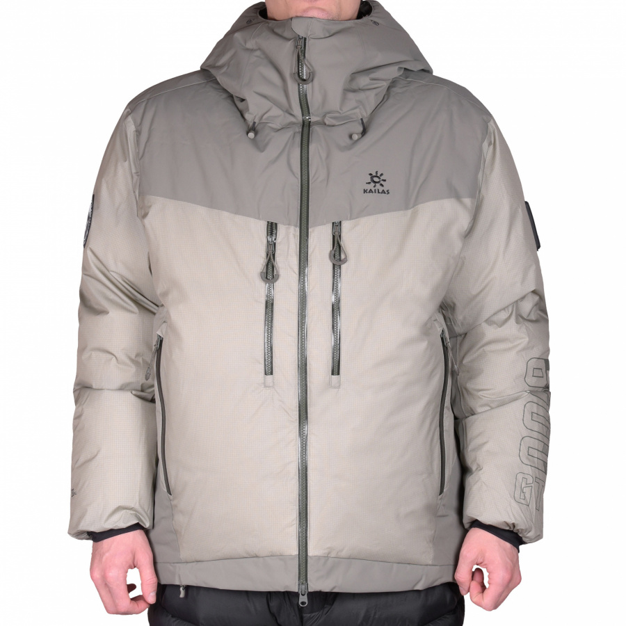 Куртка пуховая Kailas 6000GT Hooded Down Jacket Men's KG2343119 Серо-зеленая 21970 2XL