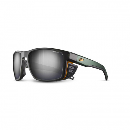 Очки солнцезащитные Julbo Shield Spectron 4 MATT TRANSLUCENT Dark Green/Orange J5061245