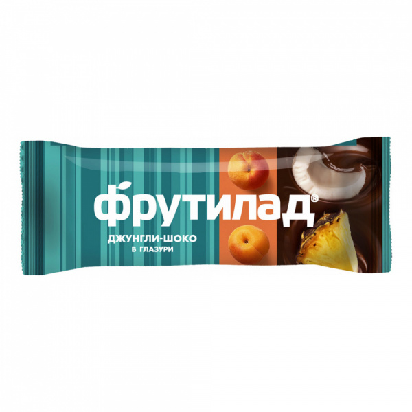 Фруктовый батончик глазированный Фрутилад Джунгли-Шоко 40г
