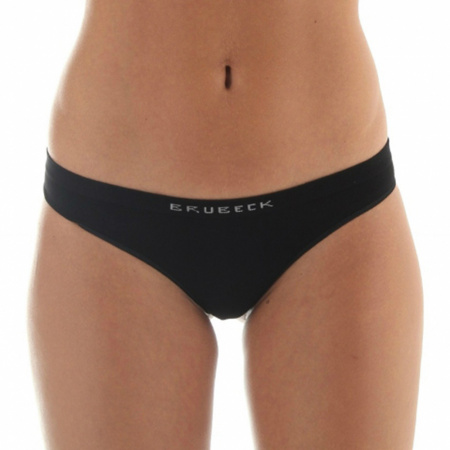 Термобелье Brubeck трусы стринги женские COMFORT COTTON черные XXL