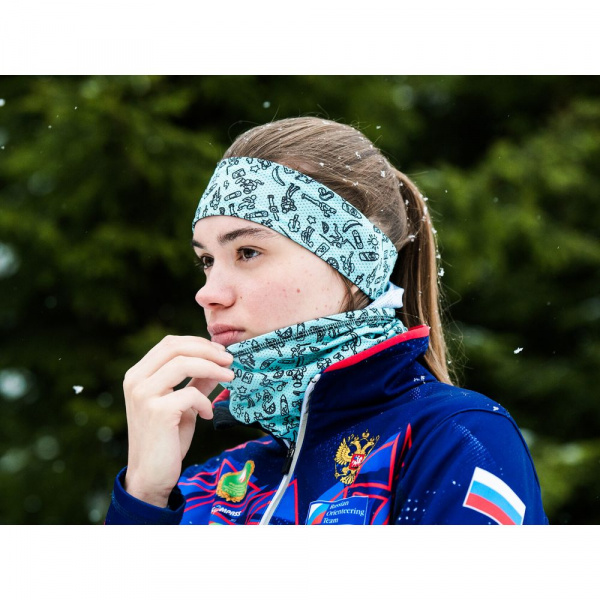 Бафф Wonder Trail Print Mint