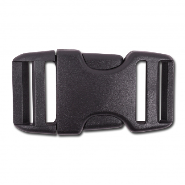 Пряжка фастекс Duraflex Dual Stealth 25мм, две регулировки, 1-06358/1-16410