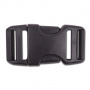 Пряжка фастекс Duraflex Dual Stealth 25мм, две регулировки, 1-06358/1-16410