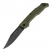 ON_4315GRN Camp Plus Forest - нож скл., зеленая полимерная рукоять, черн. клинок 420