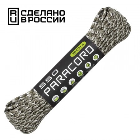 Паракорд 550 CORD nylon 30м RUS (scorpion camo)