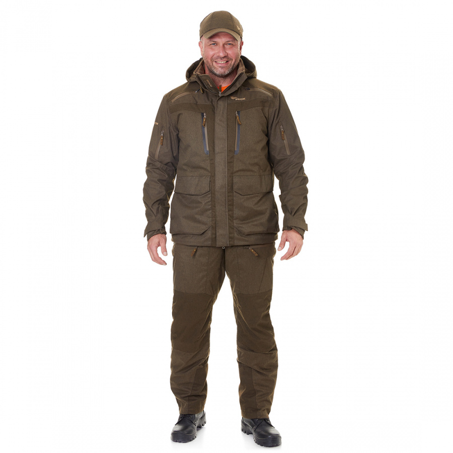 Костюм для охоты PRIDE Винчестер, демисезонный, коричневый, 60-62/170-176)