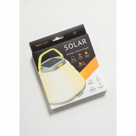 Фонарь кемпинговый складной Solar Track