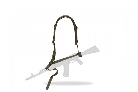 Ремень тактический оружейный зеленый универсальный Долг-М3 (погон)