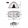 Палатка Naturehike Spider 1 20D NH18A095-D с футпринтом
