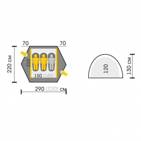 Talberg палатка Space Pro 2