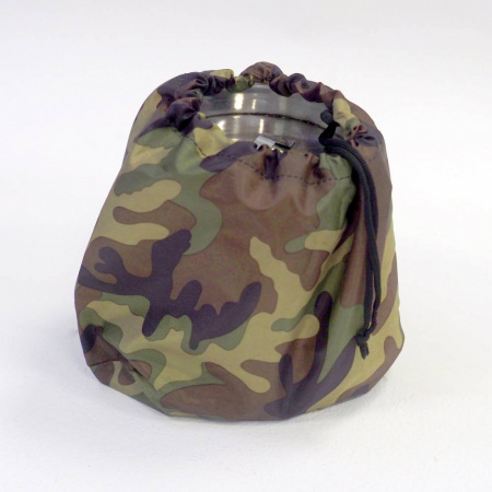 Котелок-чайник-кружка круглая (нерж.) 1,2л (Роза ветров)