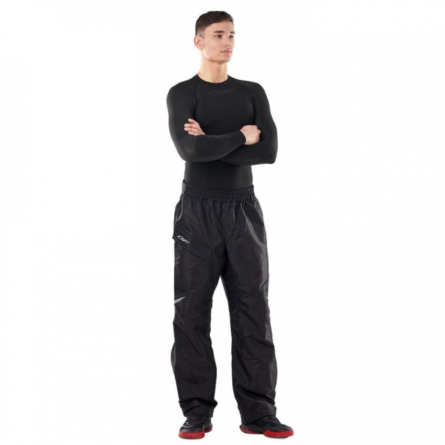 Dragonfly Штаны - дождевик. EVO BLACK (мембрана) (M)