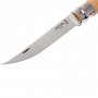Нож филейный Opinel №10, нержавеющая сталь, рукоять бук