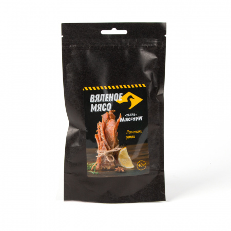 Вяленое мясо Мяссорти (8 пачек по 40 гр) Ранчо Мяссури Гурмэ, 320 гр