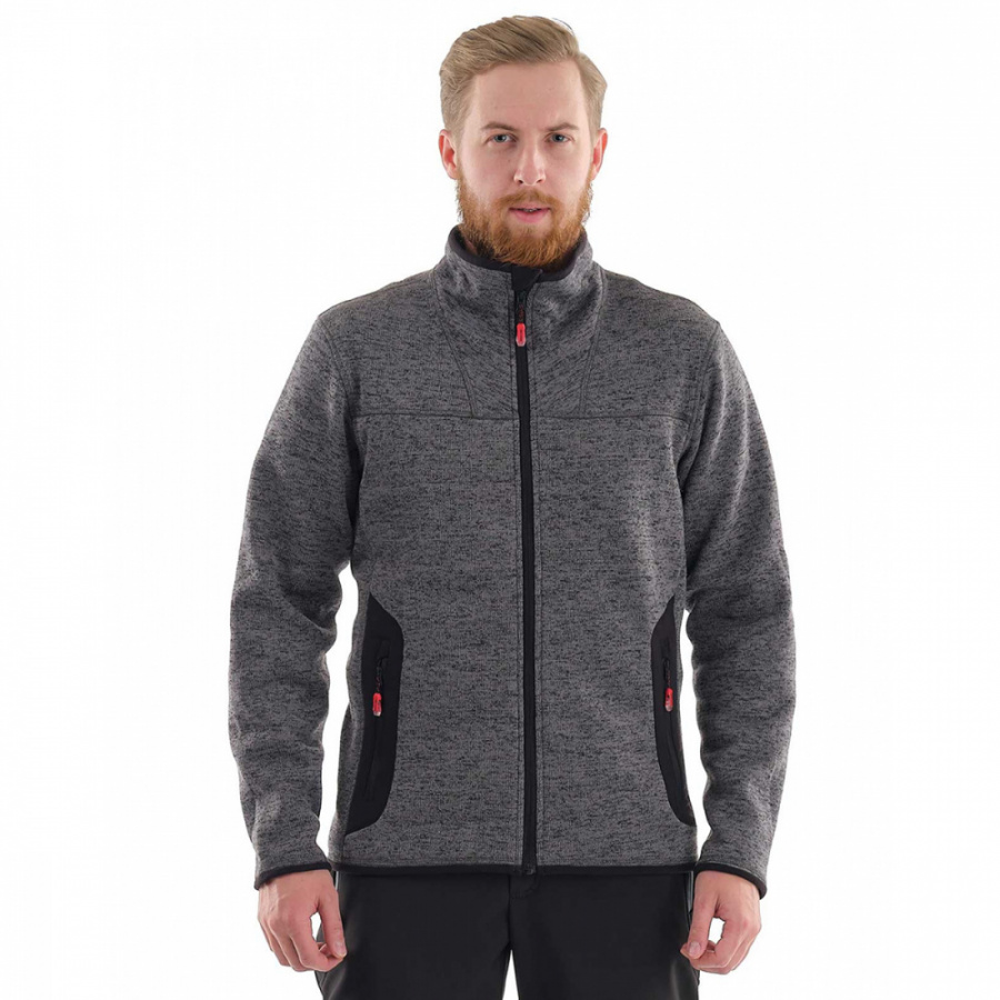 Толстовка флисовая Фьорд GRAYLING графит 44-46/170-176 Novatex