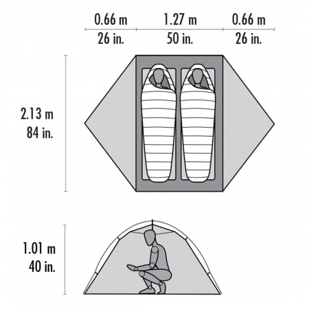 MSR палатка Hubba Hubba Shield 2