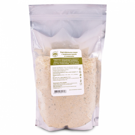 Картофельное пюре с жареным луком и сливками 500г, СПЕЦПИТ