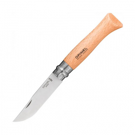 Нож Opinel №9, нержавеющая сталь, бук