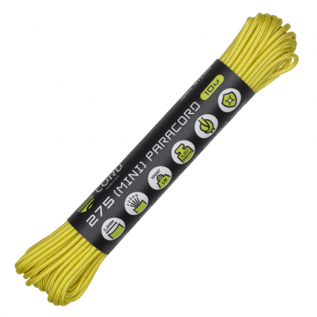 Паракорд 275 (мини) CORD nylon 30м RUS (neon yellow)
