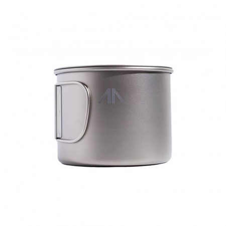 Кружка титановая с крышкой 900мл.