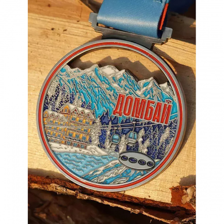 Медаль Домбай Зима