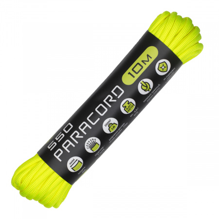 Паракорд 550 CORD nylon 10м RUS (neon yellow)