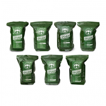 Рацион питания ИРП меню ЗАПАС ЕДЫ НА НЕДЕЛЮ (Профи) Спецпит