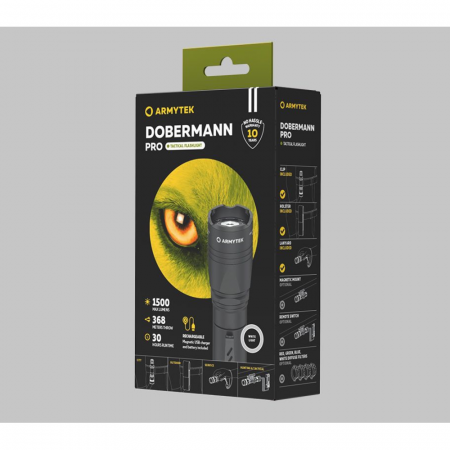 Фонарь Armytek Dobermann Pro Magnet USB Белый