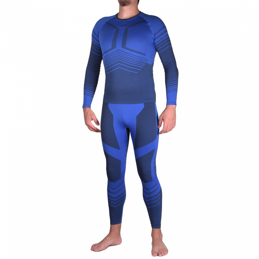 Термобелье UTO комплект Sports Bamboo Charcoal Car-Enfiber 913104 Blue L