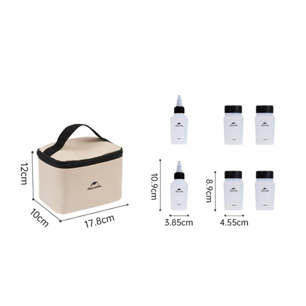 Набор контнейнеров для специй Naturehike Shiwei CNH22CJ043 6 шт