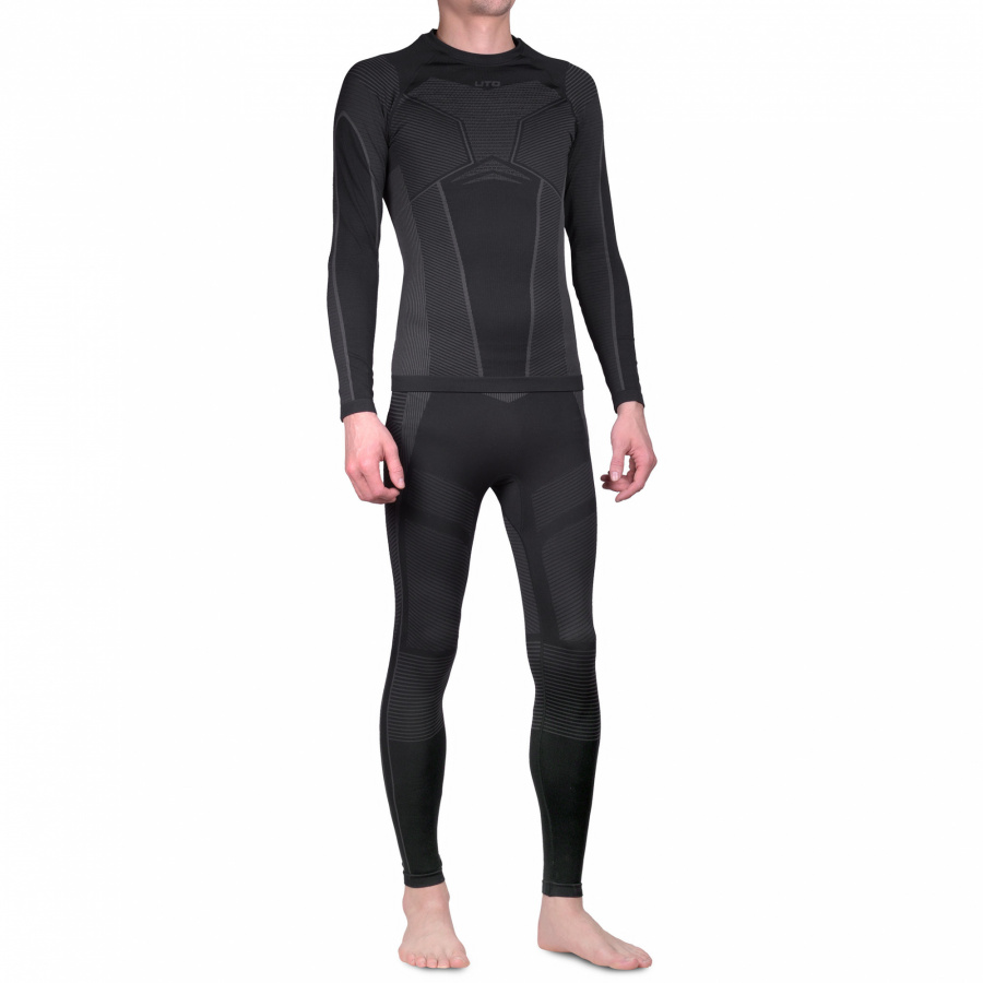 Термобелье комплект UTO Quick Dry SKI Thermal 2.0943102 Черное L