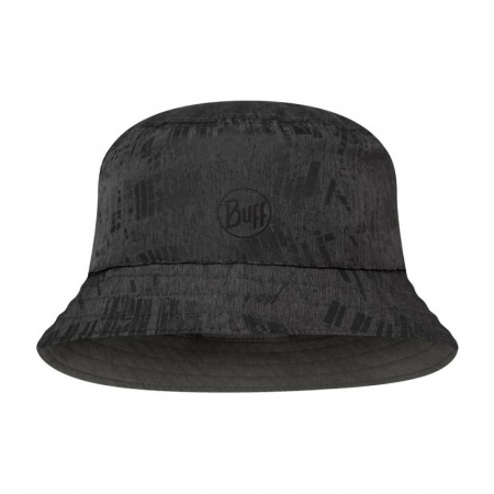 Панама Buff Travel Bucket Hat Gline Black-Grey