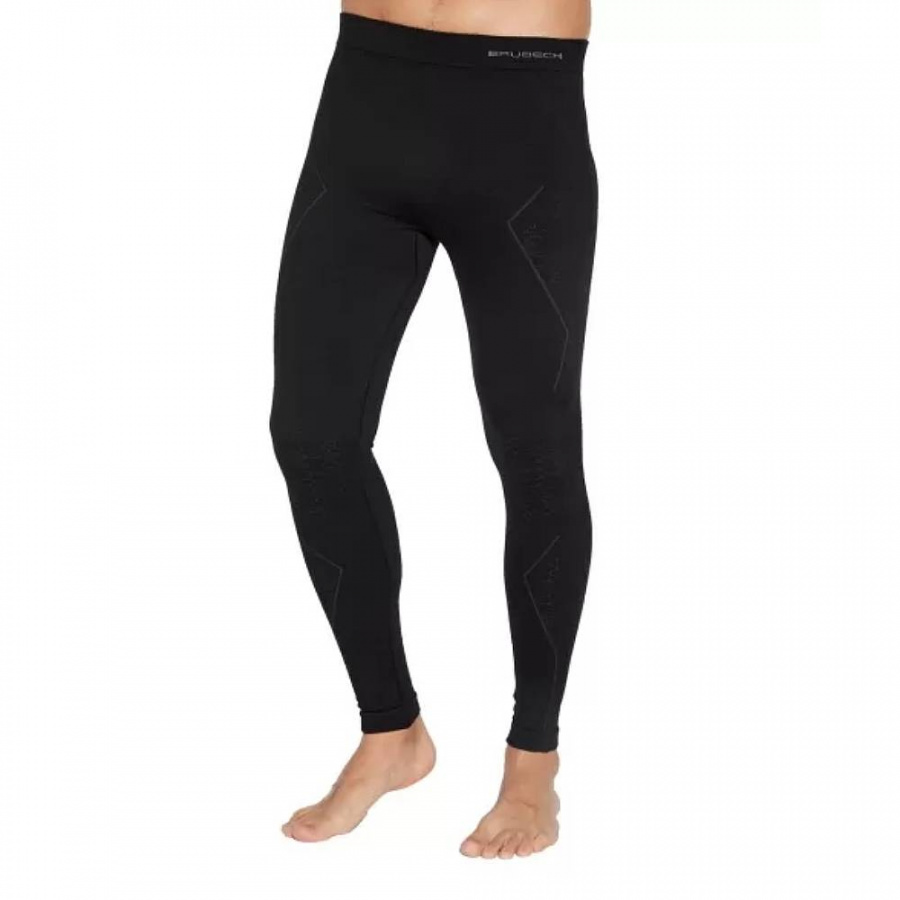 Термобелье мужское Brubeck кальсоны шерсть мериноса EXTREME MERINO черные L