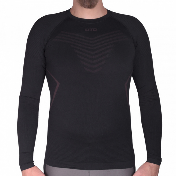 Термофутболка UTO Compress Long Sleeve 926102 Черная (Black) L