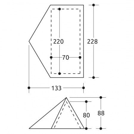Палатка CAMP MINIMA 1 EVO