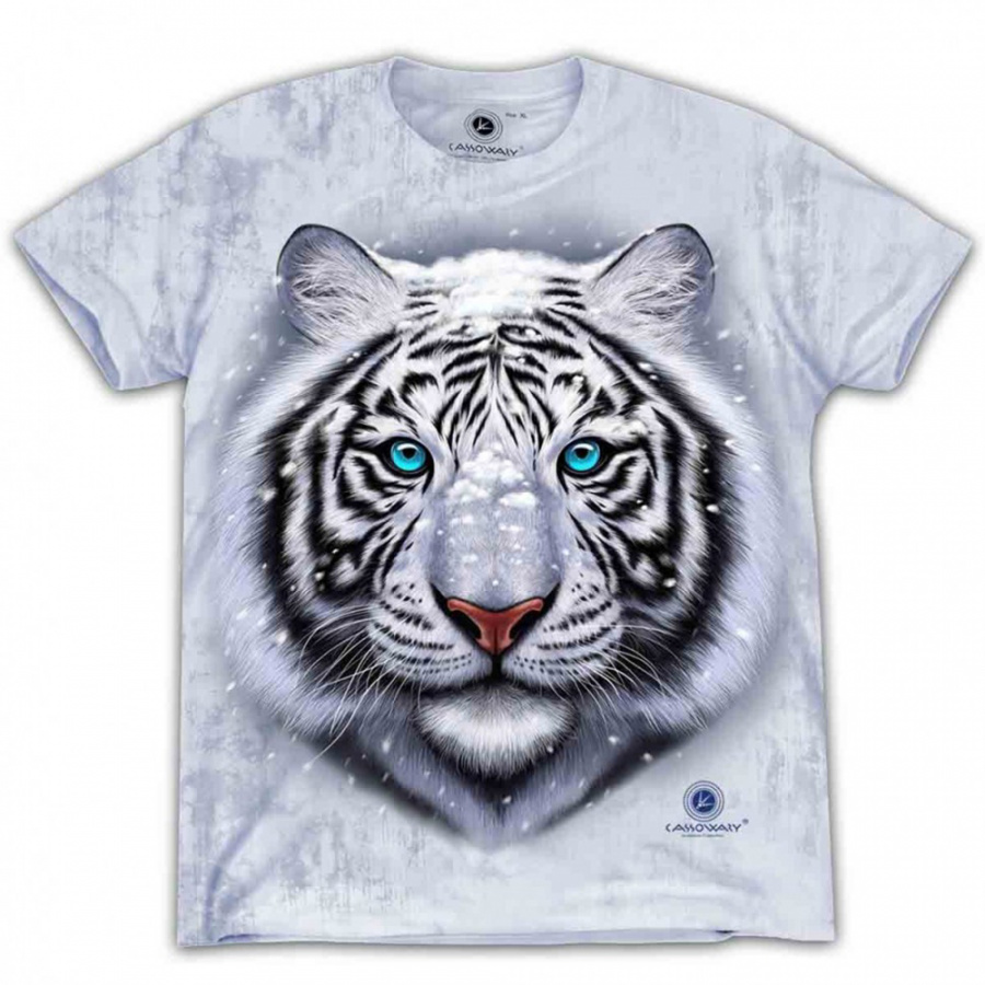 Футболка Cassowary TDT 058 White Tiger р. 5XL