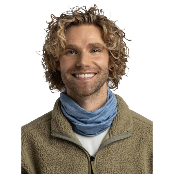 Бандана Buff Merino Lightweight Solid Lake Blue 113010.739.10.00