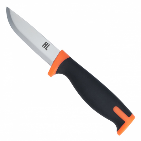 Нож туристический HL Outdoor Black+Orange, клинок 9см