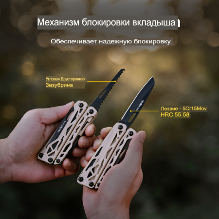 Мультиинструмент NexTool Camper Pliers CP10