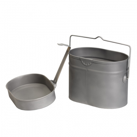 Котелок солдатский 1,7 л. (титан) (Роза ветров)