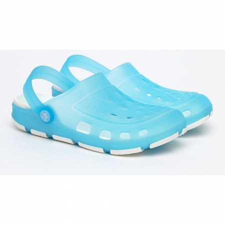 Сабо COQUI женские 6362 голубые, Turquoise-White, 37