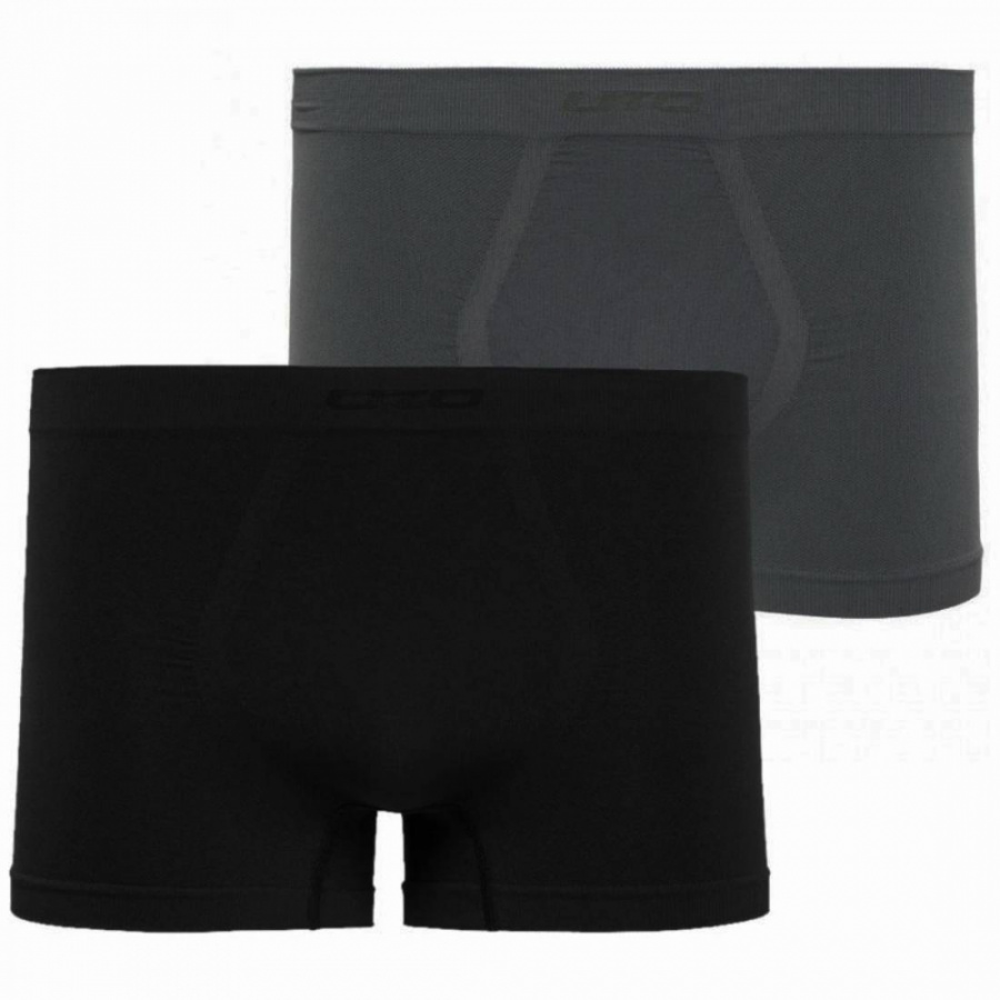 Трусы UTO Sports Nilit Softex Boxer (2шт) 922102 Black/Dark Grey XXXL