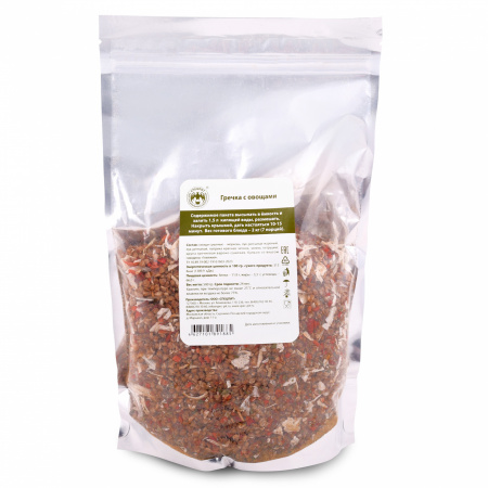 Гречка с овощами 500г, СПЕЦПИТ