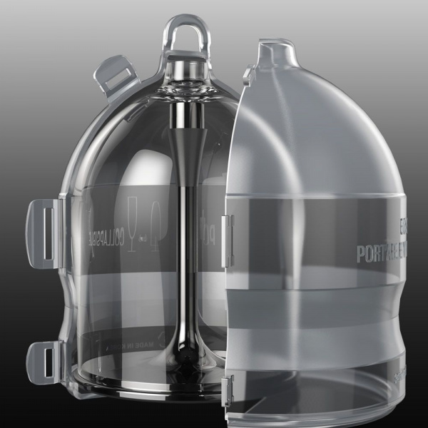 BosoKorea бокал складной Outdoor Wine PCTG320ACC