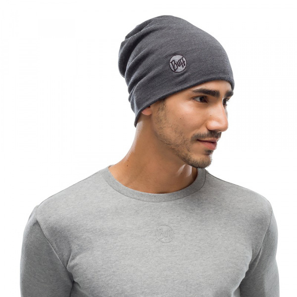 Шапка Buff HW Merino Wool Hat Solid Grey