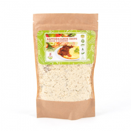 Organic Food Картофельное пюре с мясом и сливками, 130 гр