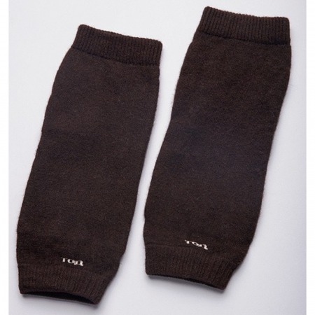 Наколенники Монголка 70% шерсти длинные Коричневый (Шоколад) арт. 03118